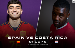 2022年世界杯-西班牙对哥斯达黎加的评分 加维8分，坎贝尔4分